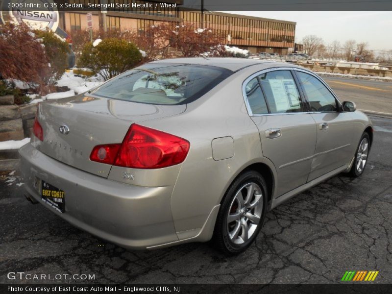Serengeti Sand Metallic / Wheat 2006 Infiniti G 35 x Sedan