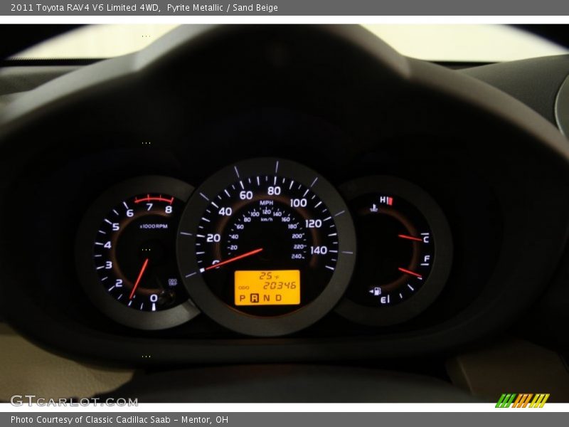 Pyrite Metallic / Sand Beige 2011 Toyota RAV4 V6 Limited 4WD