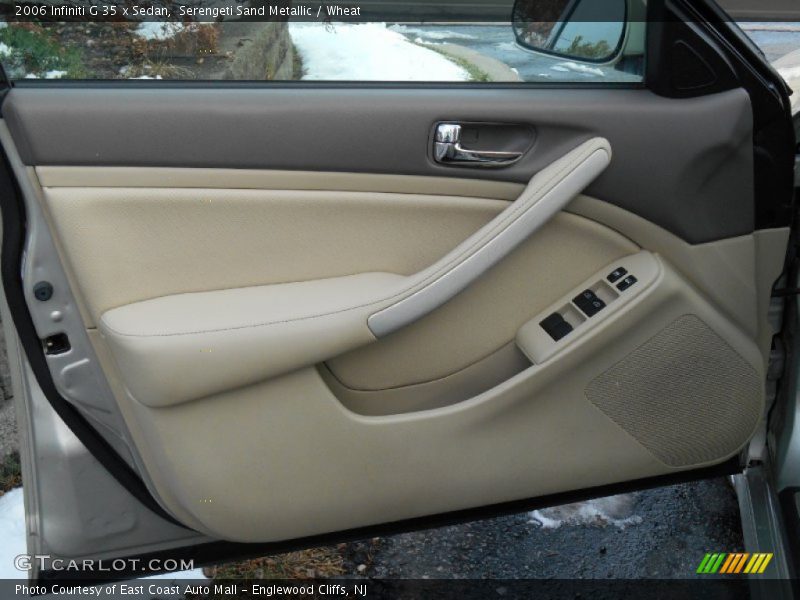 Serengeti Sand Metallic / Wheat 2006 Infiniti G 35 x Sedan