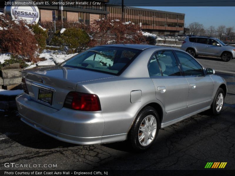Sterling Silver Metallic / Gray 2001 Mitsubishi Galant ES