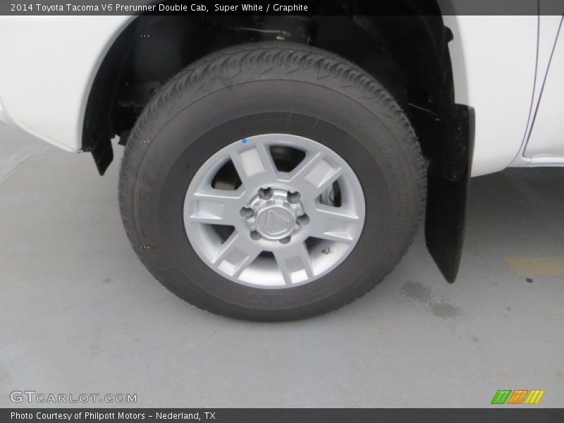 Super White / Graphite 2014 Toyota Tacoma V6 Prerunner Double Cab