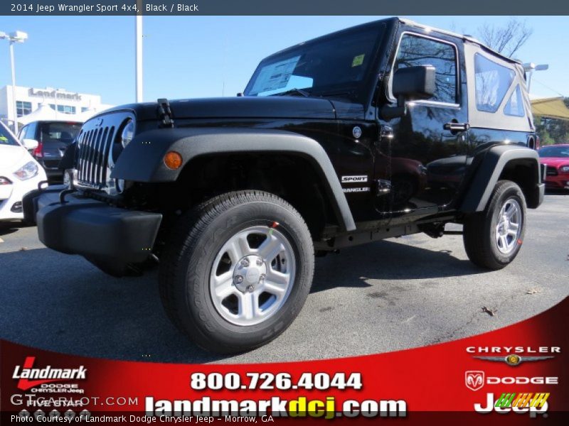 Black / Black 2014 Jeep Wrangler Sport 4x4