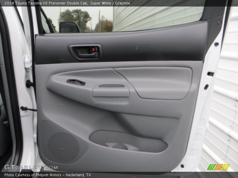 Super White / Graphite 2014 Toyota Tacoma V6 Prerunner Double Cab