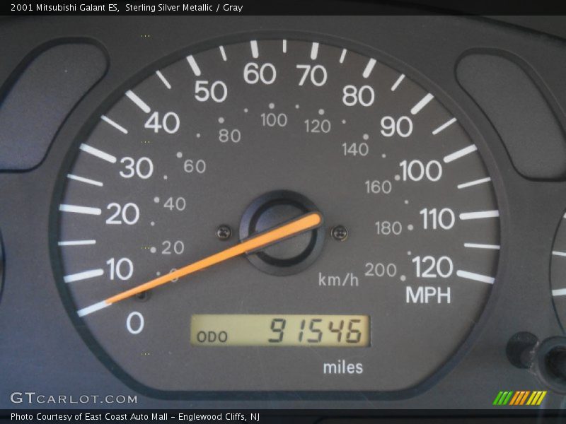 Sterling Silver Metallic / Gray 2001 Mitsubishi Galant ES