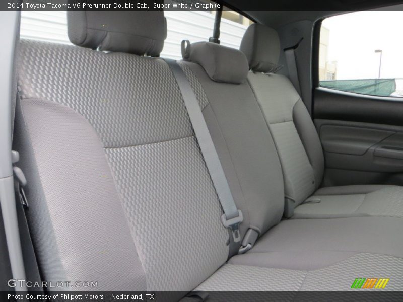 Super White / Graphite 2014 Toyota Tacoma V6 Prerunner Double Cab