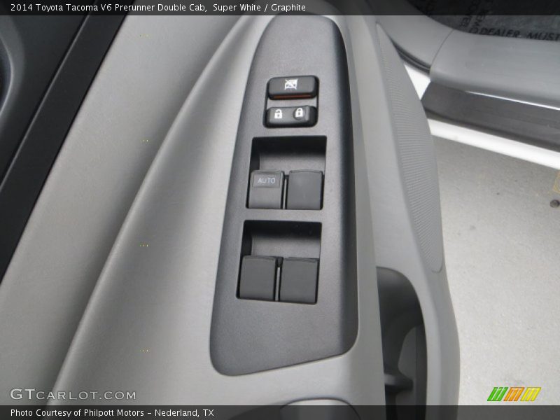 Super White / Graphite 2014 Toyota Tacoma V6 Prerunner Double Cab
