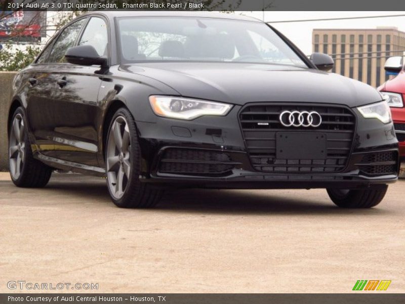 Phantom Black Pearl / Black 2014 Audi A6 3.0 TDI quattro Sedan