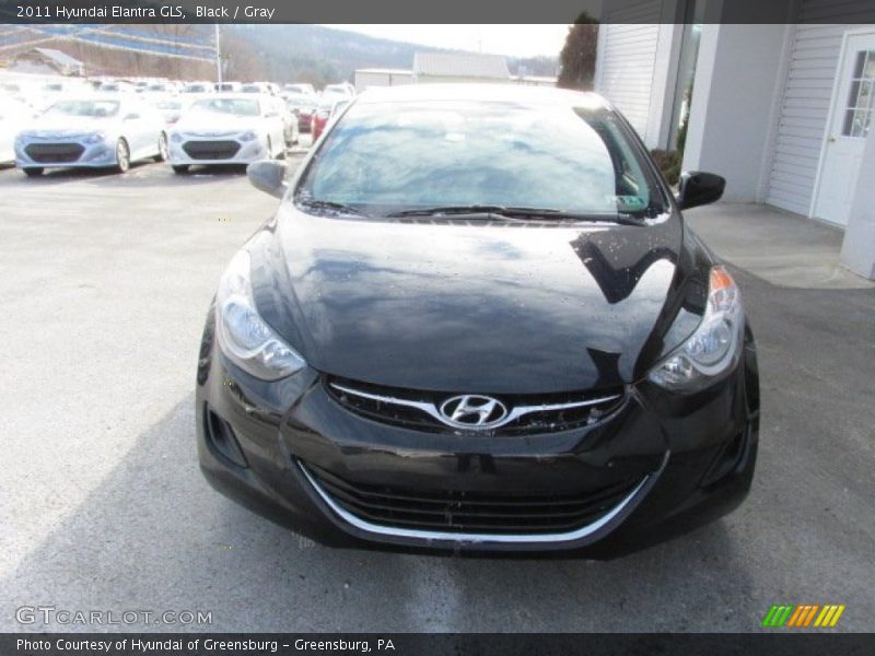 Black / Gray 2011 Hyundai Elantra GLS