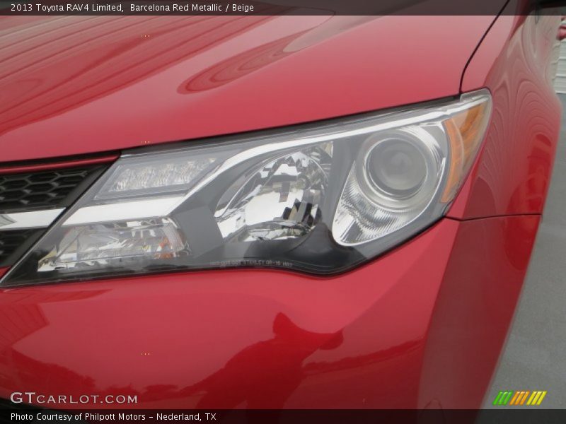 Barcelona Red Metallic / Beige 2013 Toyota RAV4 Limited