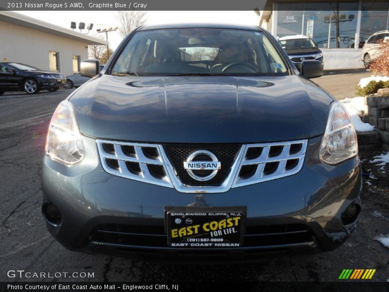 Graphite Blue / Gray 2013 Nissan Rogue S AWD