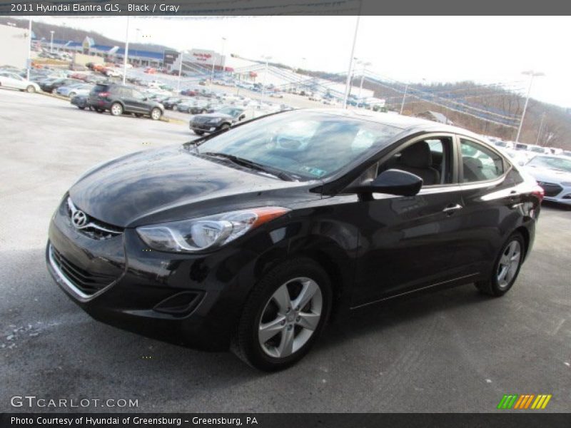 Black / Gray 2011 Hyundai Elantra GLS