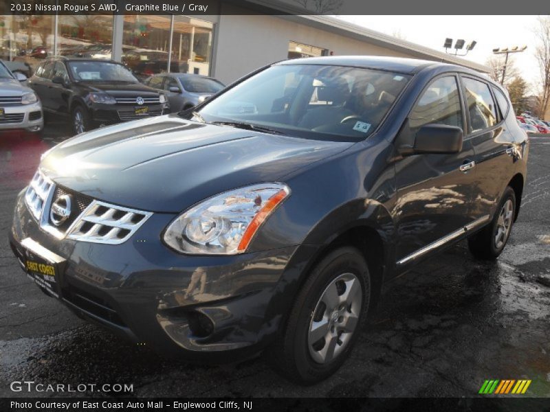 Graphite Blue / Gray 2013 Nissan Rogue S AWD