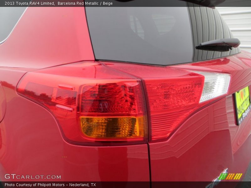 Barcelona Red Metallic / Beige 2013 Toyota RAV4 Limited