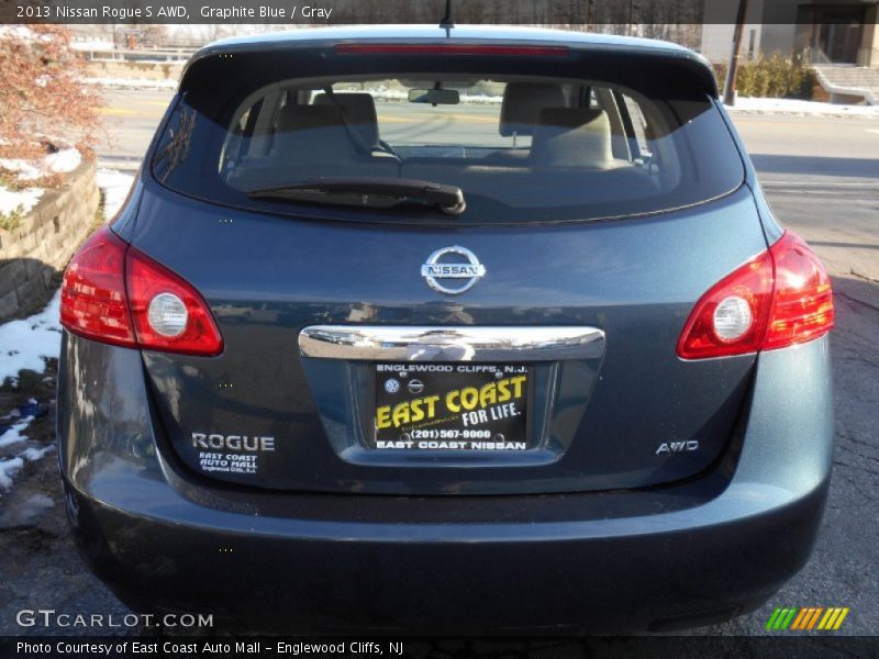 Graphite Blue / Gray 2013 Nissan Rogue S AWD