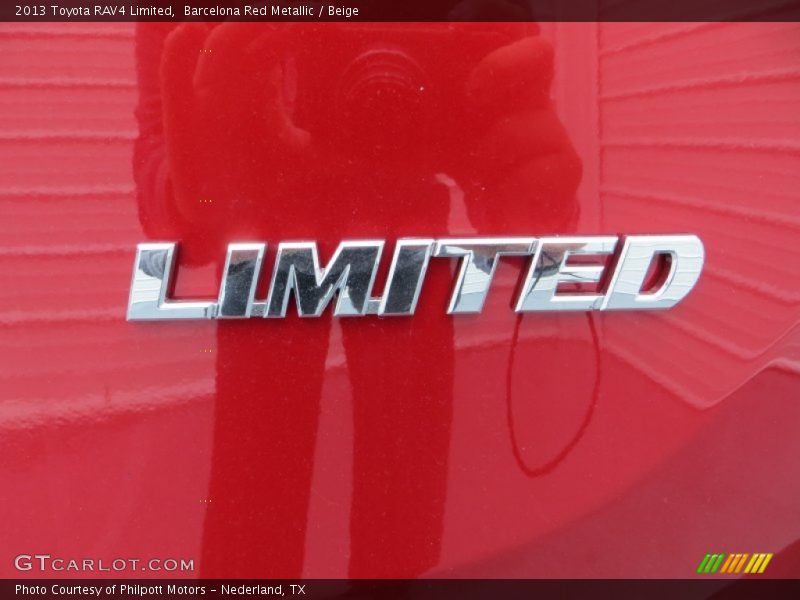 Barcelona Red Metallic / Beige 2013 Toyota RAV4 Limited
