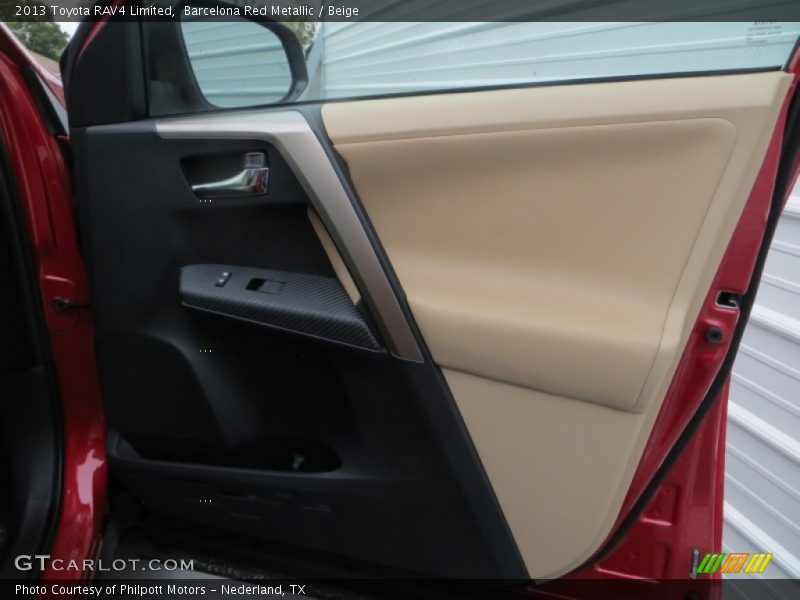 Barcelona Red Metallic / Beige 2013 Toyota RAV4 Limited