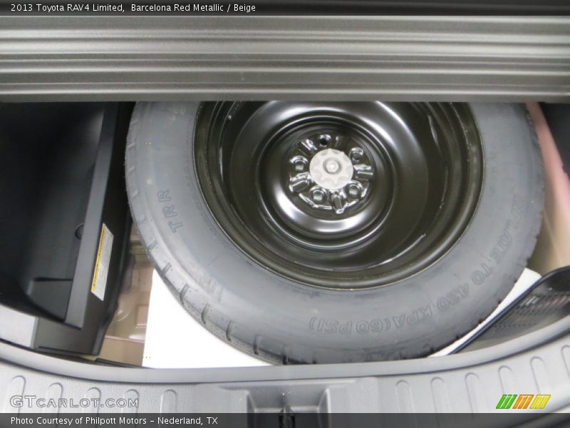 Barcelona Red Metallic / Beige 2013 Toyota RAV4 Limited