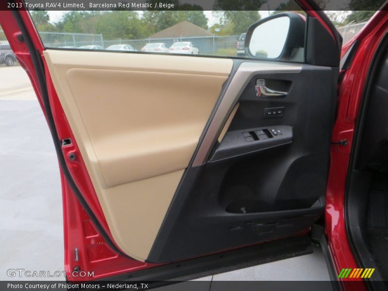 Barcelona Red Metallic / Beige 2013 Toyota RAV4 Limited