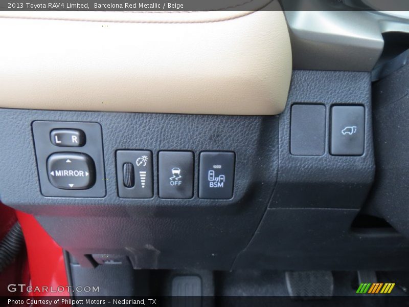 Barcelona Red Metallic / Beige 2013 Toyota RAV4 Limited