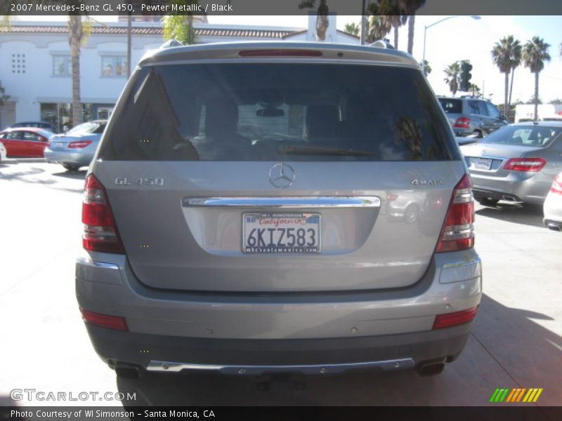 Pewter Metallic / Black 2007 Mercedes-Benz GL 450