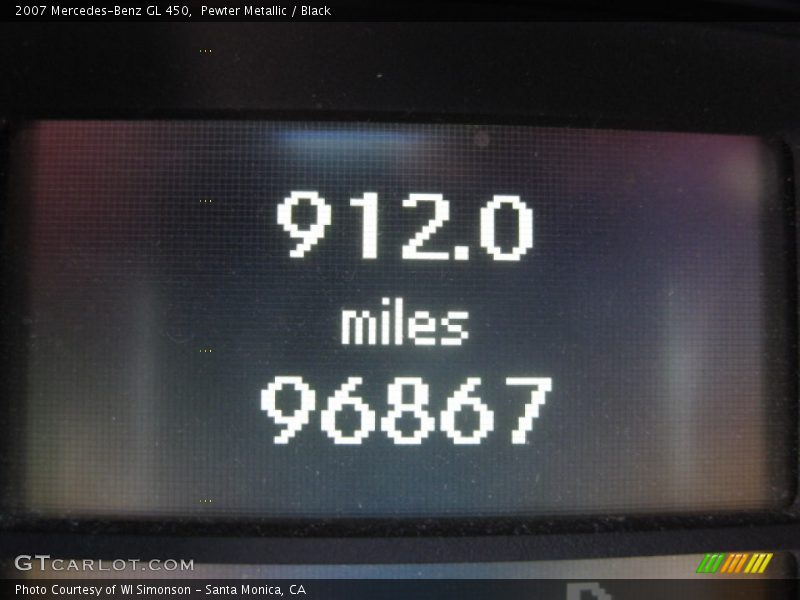 Pewter Metallic / Black 2007 Mercedes-Benz GL 450
