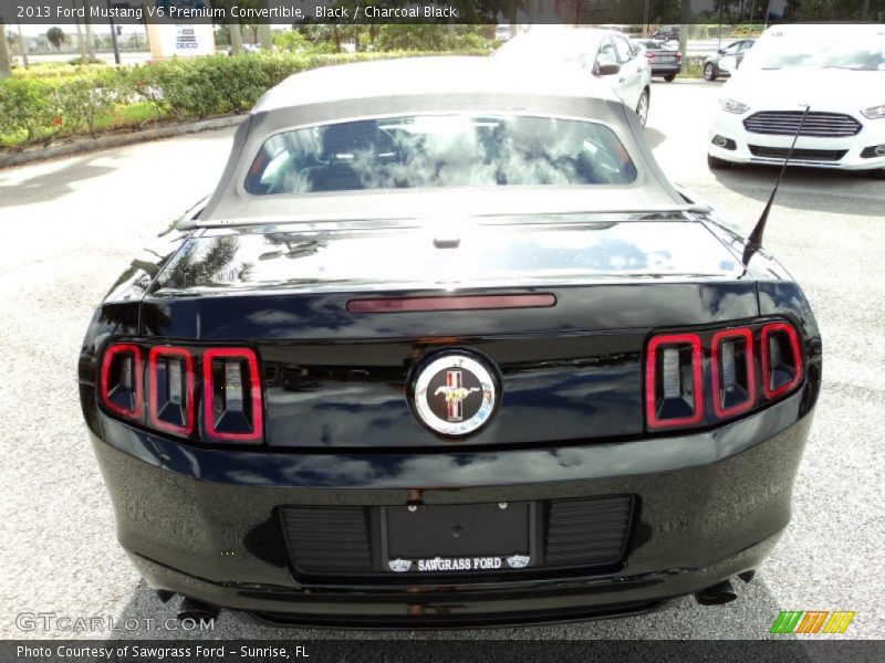 Black / Charcoal Black 2013 Ford Mustang V6 Premium Convertible