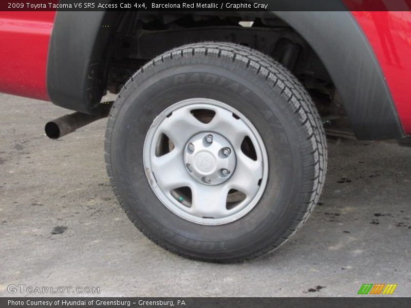 Barcelona Red Metallic / Graphite Gray 2009 Toyota Tacoma V6 SR5 Access Cab 4x4