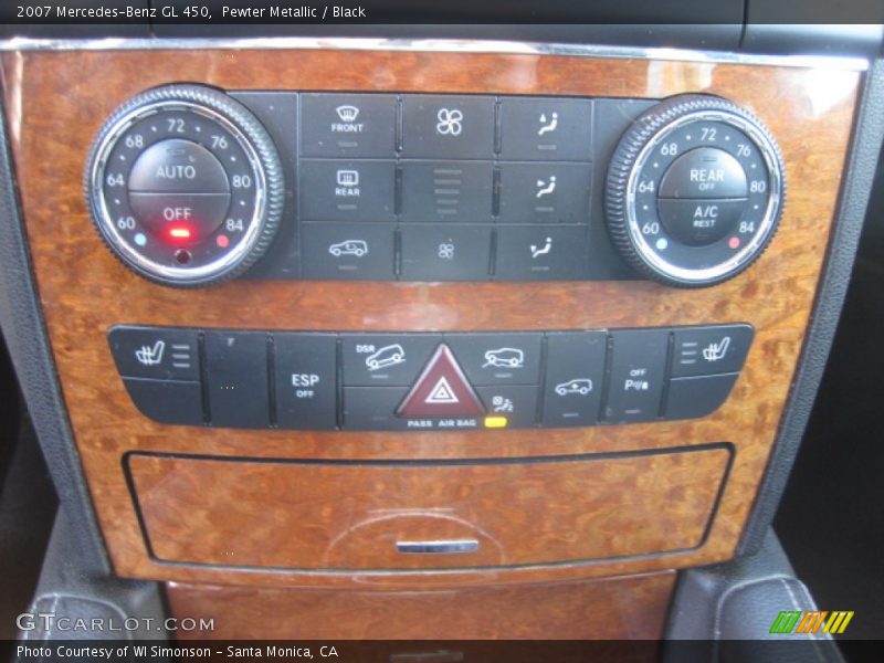 Pewter Metallic / Black 2007 Mercedes-Benz GL 450