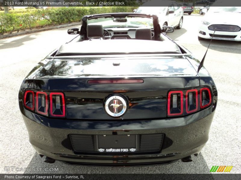 Black / Charcoal Black 2013 Ford Mustang V6 Premium Convertible