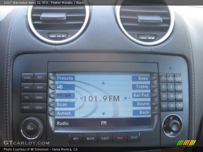 Pewter Metallic / Black 2007 Mercedes-Benz GL 450
