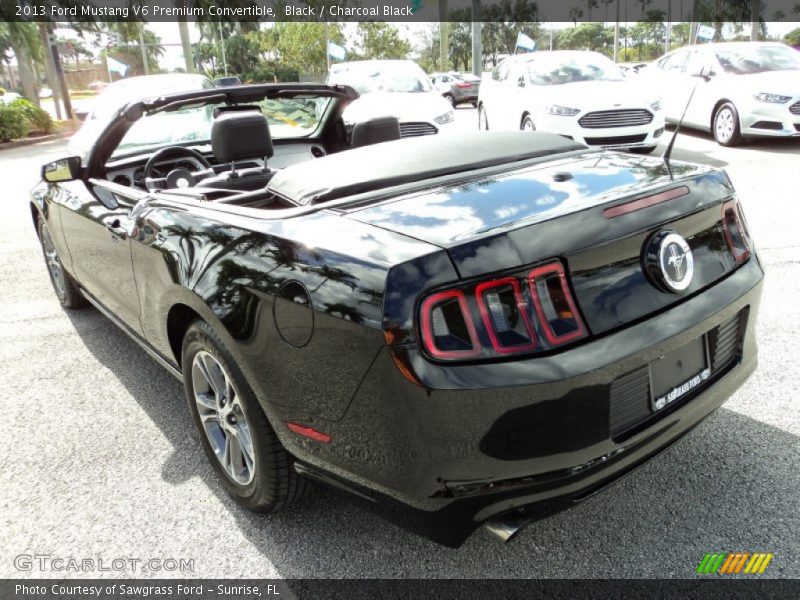 Black / Charcoal Black 2013 Ford Mustang V6 Premium Convertible