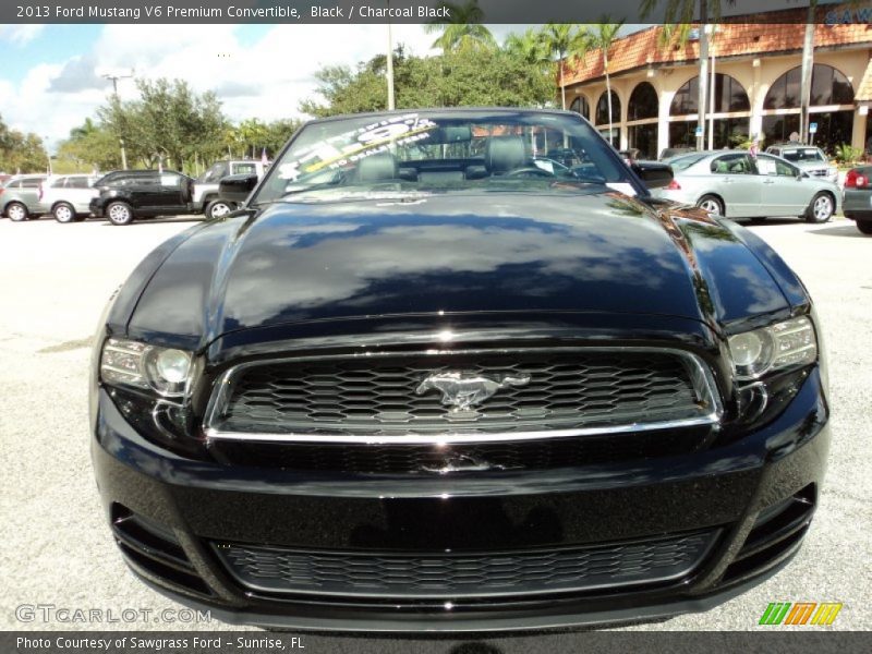 Black / Charcoal Black 2013 Ford Mustang V6 Premium Convertible