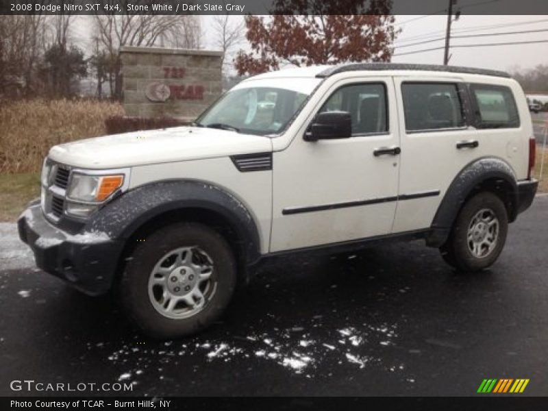 Stone White / Dark Slate Gray 2008 Dodge Nitro SXT 4x4