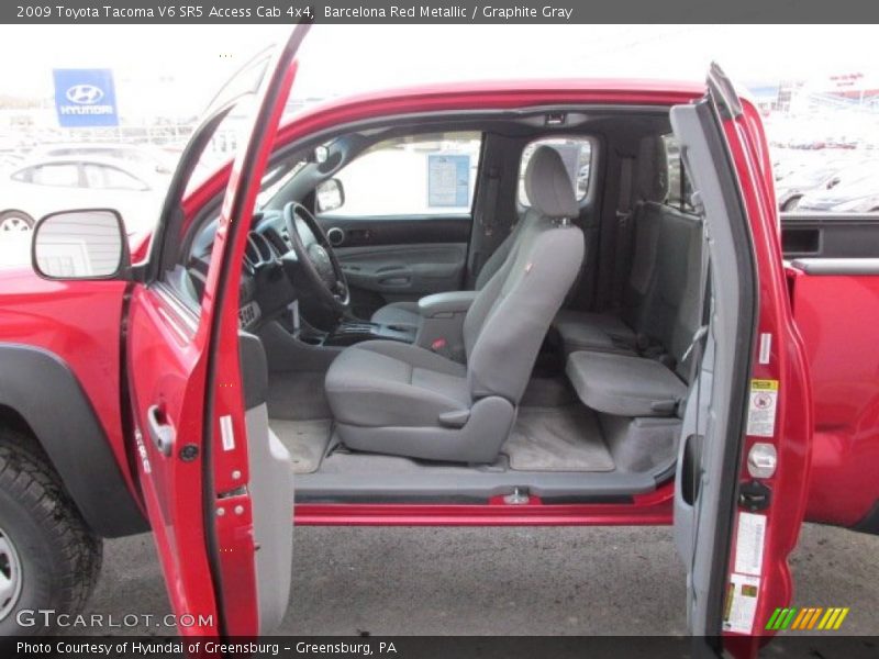 Barcelona Red Metallic / Graphite Gray 2009 Toyota Tacoma V6 SR5 Access Cab 4x4