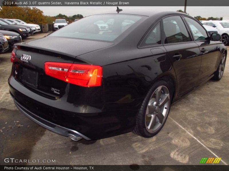 Havanna Black Metallic / Nougat Brown 2014 Audi A6 3.0T quattro Sedan