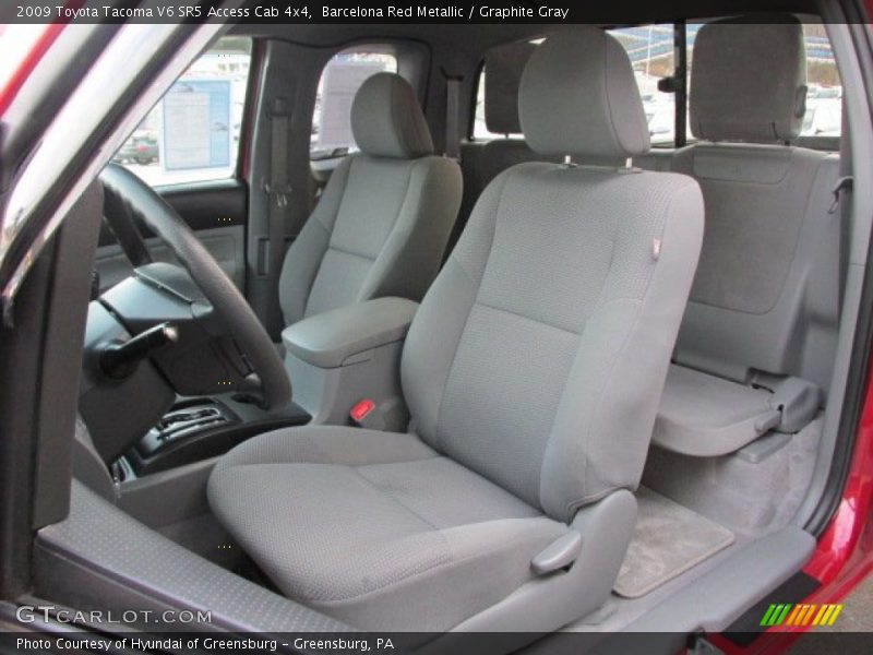 Barcelona Red Metallic / Graphite Gray 2009 Toyota Tacoma V6 SR5 Access Cab 4x4