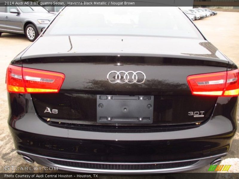 Havanna Black Metallic / Nougat Brown 2014 Audi A6 3.0T quattro Sedan