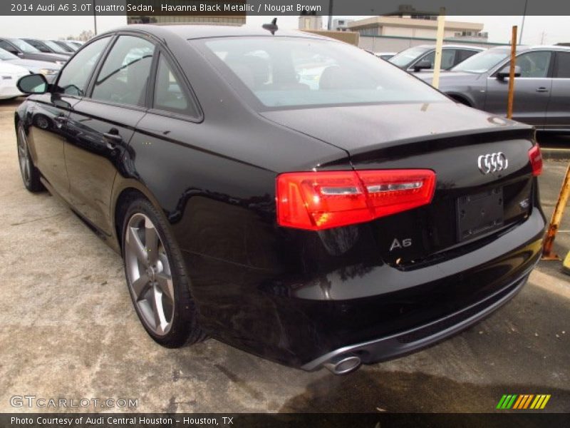 Havanna Black Metallic / Nougat Brown 2014 Audi A6 3.0T quattro Sedan