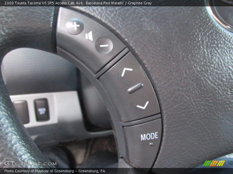Barcelona Red Metallic / Graphite Gray 2009 Toyota Tacoma V6 SR5 Access Cab 4x4