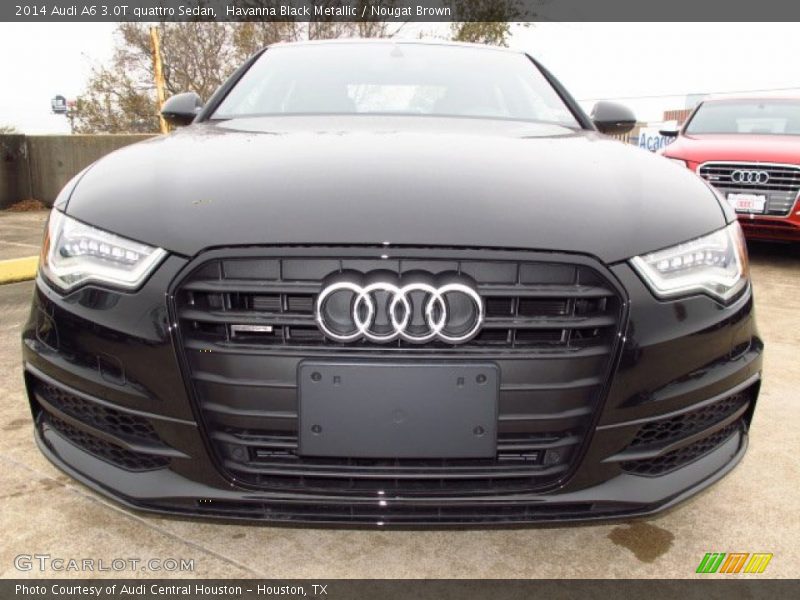 Havanna Black Metallic / Nougat Brown 2014 Audi A6 3.0T quattro Sedan