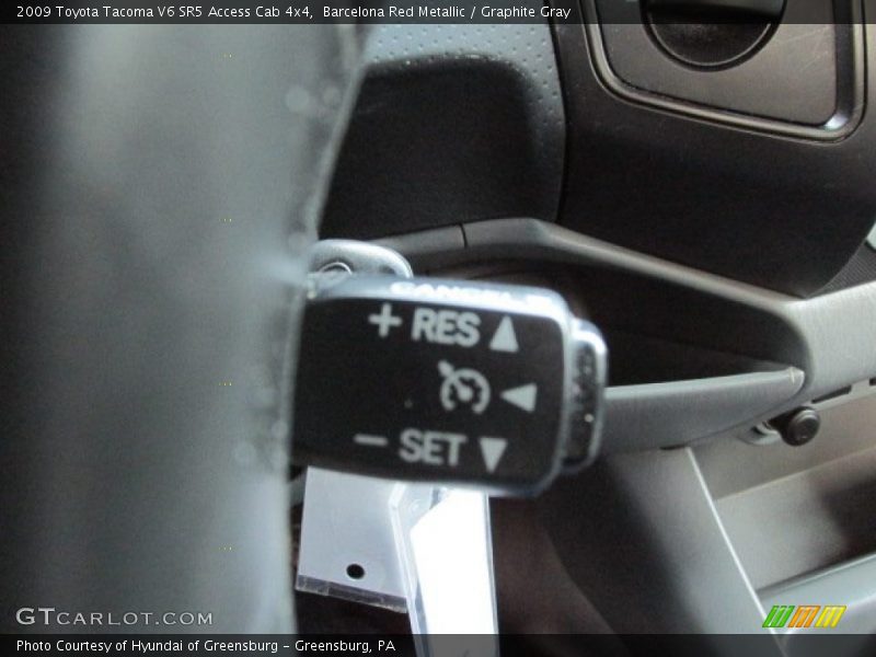 Barcelona Red Metallic / Graphite Gray 2009 Toyota Tacoma V6 SR5 Access Cab 4x4