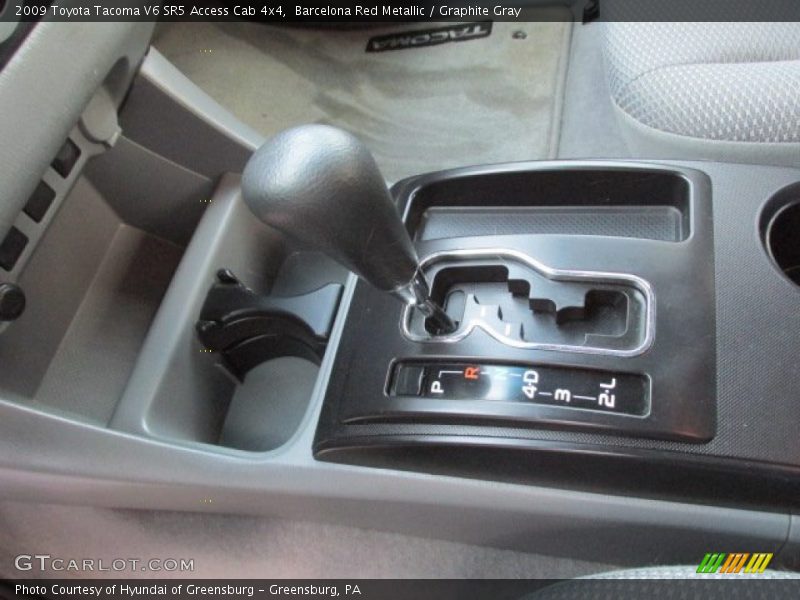 Barcelona Red Metallic / Graphite Gray 2009 Toyota Tacoma V6 SR5 Access Cab 4x4