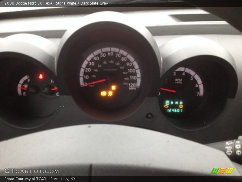 Stone White / Dark Slate Gray 2008 Dodge Nitro SXT 4x4