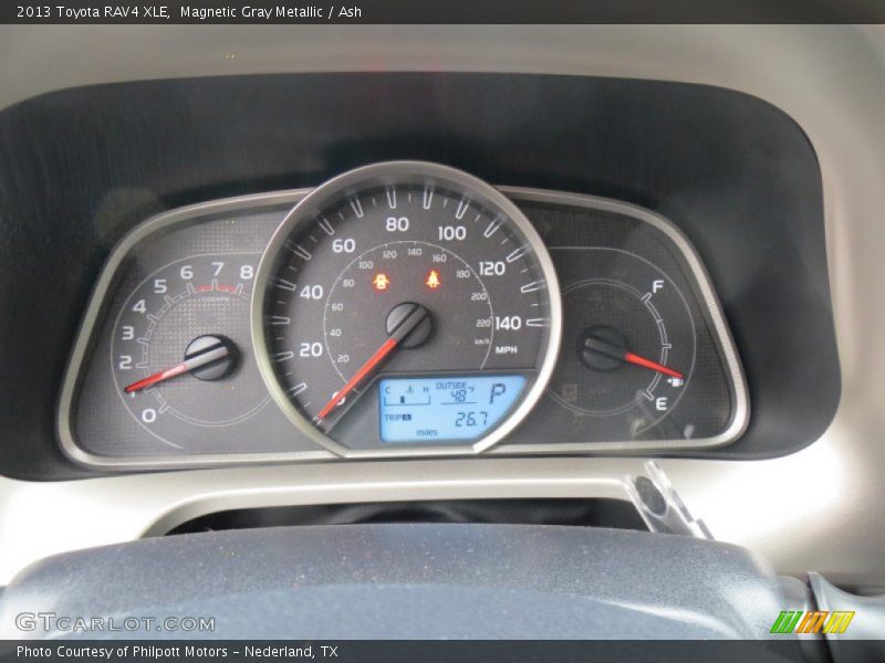 Magnetic Gray Metallic / Ash 2013 Toyota RAV4 XLE