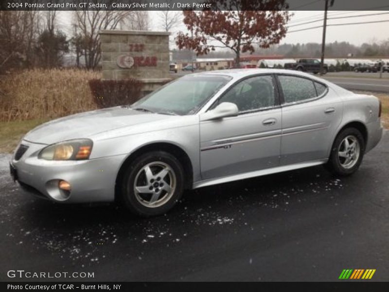 Galaxy Silver Metallic / Dark Pewter 2004 Pontiac Grand Prix GT Sedan