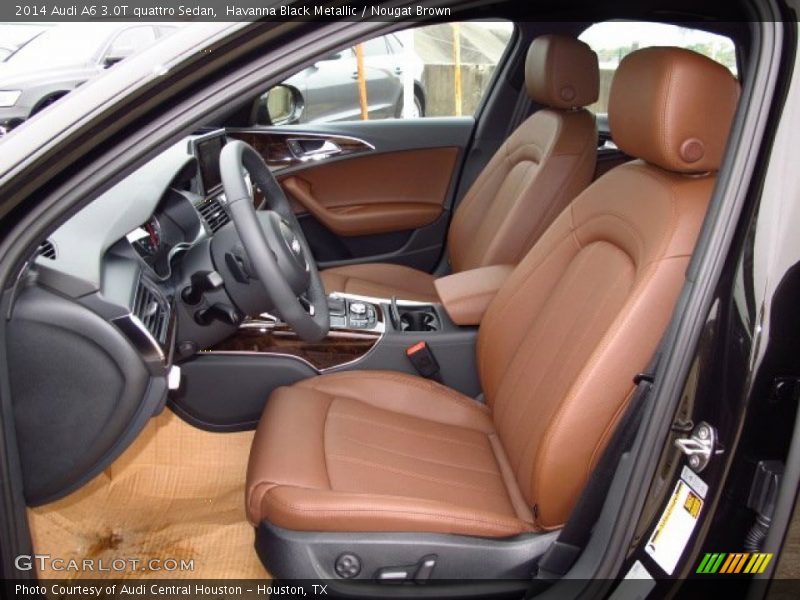 Havanna Black Metallic / Nougat Brown 2014 Audi A6 3.0T quattro Sedan