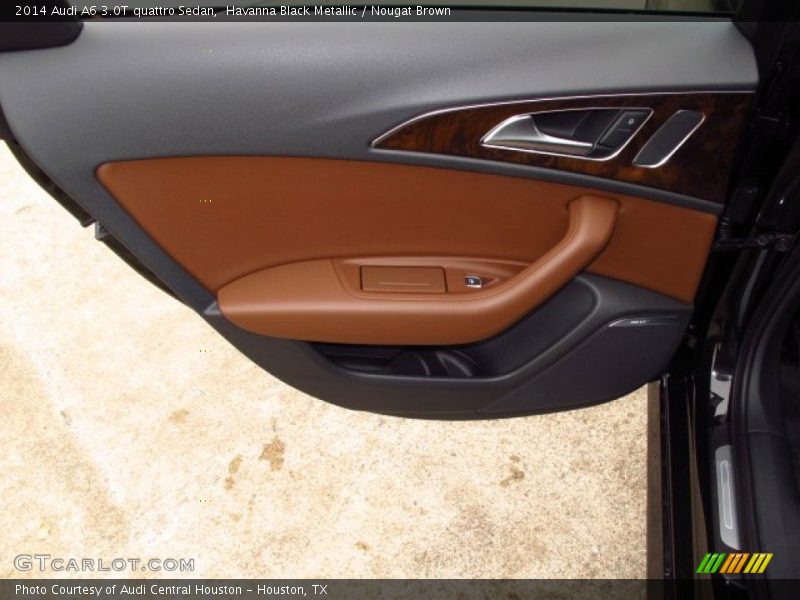 Havanna Black Metallic / Nougat Brown 2014 Audi A6 3.0T quattro Sedan
