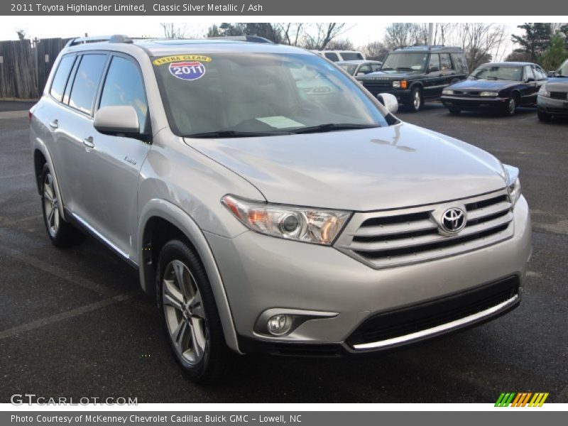 Classic Silver Metallic / Ash 2011 Toyota Highlander Limited