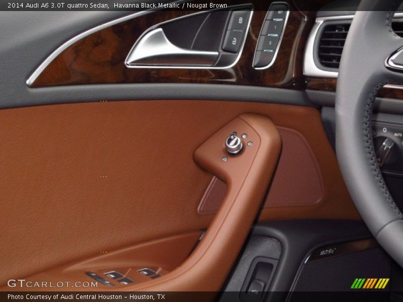 Havanna Black Metallic / Nougat Brown 2014 Audi A6 3.0T quattro Sedan
