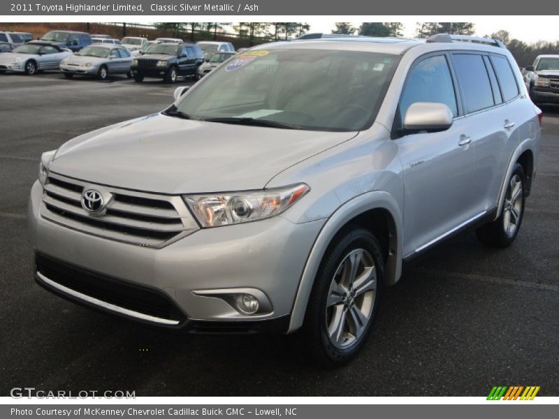 Classic Silver Metallic / Ash 2011 Toyota Highlander Limited